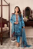Unstitched 3-Piece Digital Print Lawn Suit B-26