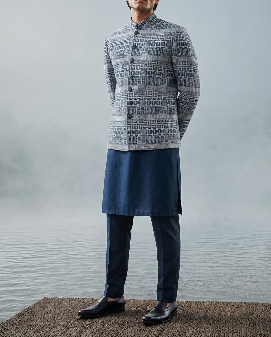 Narkin's The Heritage Edit - Luxury 3 Piece Unstitched Fabric - The 08