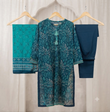 MUZNAH 3-PC stitched Printed Lawn Suit - M-19