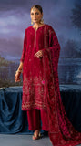 Mahee's Sultana 3-Piece Embroidered Velvet Suit with Velvet Shawl | Article 01