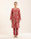 2-Piece Printed Stitched Khaddar Suit k-12