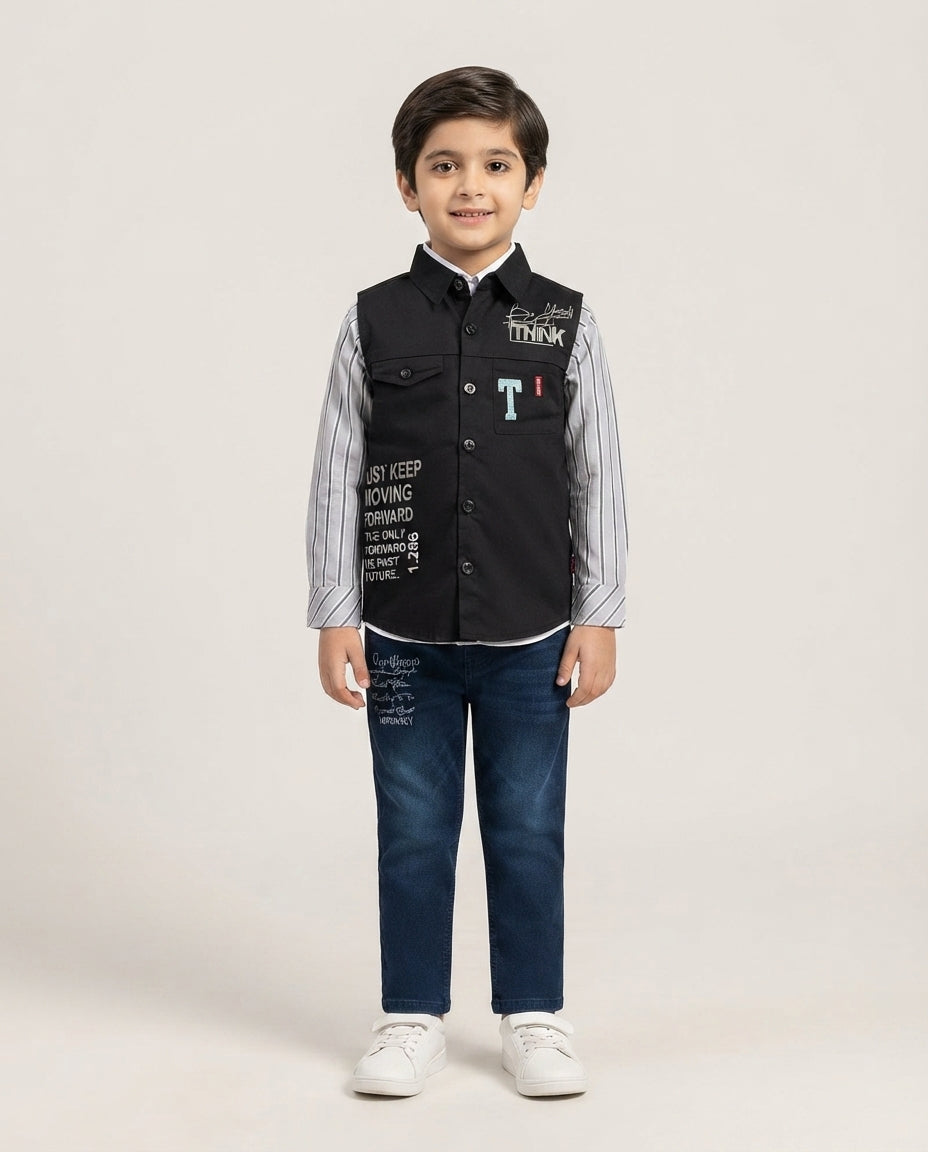 Boys Winter Outfit | W-57 (size 20 to 22)