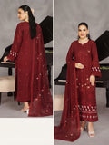 Airjet Fancy Wool Karandi Embroidered Shirt & Fancy Bamber Embroidered Dupatta | Alif Vol-570
