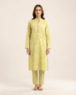 Premium Women's 2 Piece Linen Stitched Suit Free Size - L#37