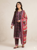 MUZNAH 3-PC stitched Printed Suit - M-16