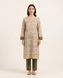 Premium Women's 2 Piece Linen Stitched Suit Free Size - L#07