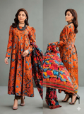 Unstitched 3-Piece Digital Print Lawn Suit B-40