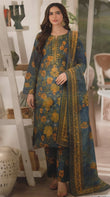 3 Piece Embroidered Linen Suit | L#25