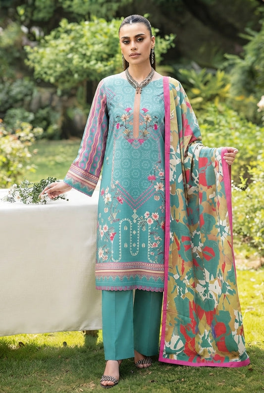 Aks-E-Noor By Fiza Noor - Digital Printed Viscose # 02