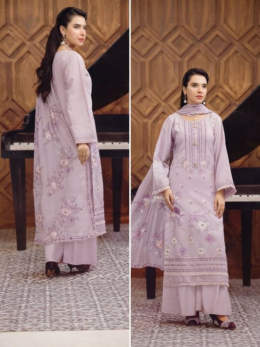 Airjet Fancy Wool Karandi Embroidered 3-Piece Suit | Alif Vol-593