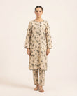 2-Piece Printed Stitched Khaddar Suit k-14