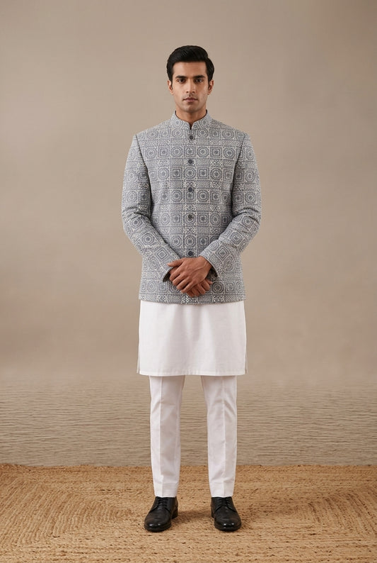 Narkin's The Heritage Edit - Luxury 3 Piece Unstitched Fabric - The 02