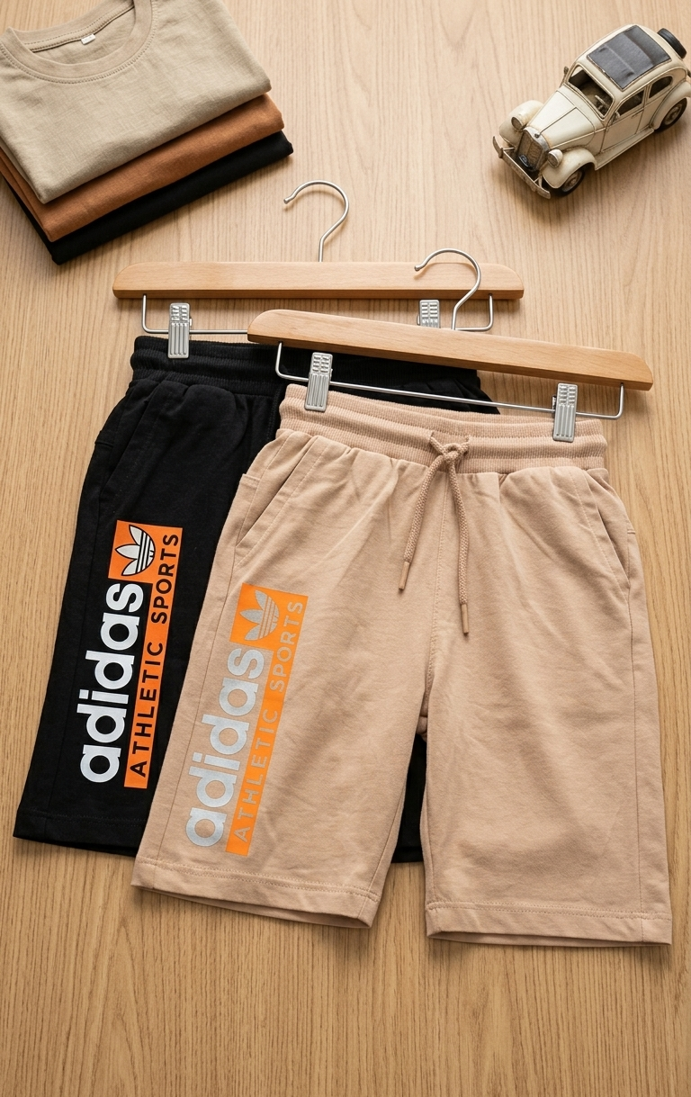 Premium Cotton Casual Shorts for Boys size (18 to 24)