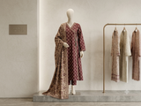 Muznah Printed Lawn Frock Premium Wear | F-11