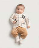 Adorable Newborn Soft Knit 3-Piece Outfit (N#08)