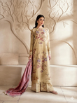 Unstitched 3-Piece Digital Print Lawn Suit B-21