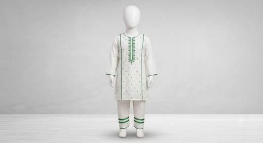 Girls 2 Piece Stitched Suit for 14 August | Sizes 22-26 years