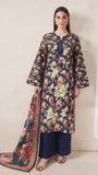 3 Piece Embroidered Linen Suit | L#31