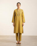 Premium Women's 2 Piece Linen Stitched Suit Free Size - L#48