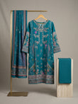 Zeenat Embroided Qutrai Stitch Luxury Pret 3Pcs | Z-21