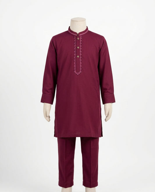 Kids Premium Kurta Trouser Set – Stylish Traditional Outfit for Boys (size 24)