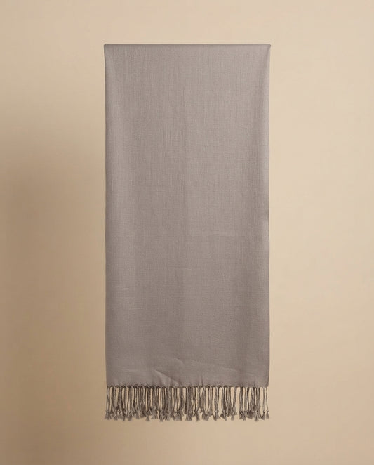 Premium Solid Plain Lightweight Wool Shawl | Cozy Winter & Everyday Wrap