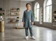 Bin Saeed Girls Printed 2 Piece Stitched Frock Suit | Sizes 6-14 years