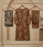 Bin Saeed Stitched 3 Piece Lawn Suit 61