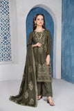 Airjet Fancy Peach Wool Embroidered Suit | Alif Vol-562 (Design - 04)