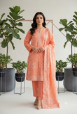 D-9406 Ophelia By Raikhta | Embroidered Slub Lawn 3PC Unstitched Suit.