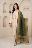 stitched Printed Lawn Suit - M-10