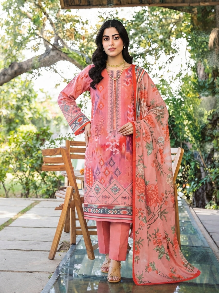 Aks-E-Noor By Fiza Noor - Digital Printed Viscose # 03