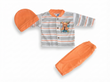 Adorable Newborn Soft Knit 3-Piece Outfit (N#06)
