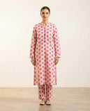 Premium Women's 2 Piece Linen Stitched Suit Free Size - L#44
