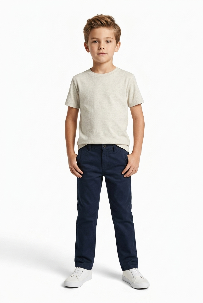 Comfortable & Durable Premium Cotton Pants 3-12 years