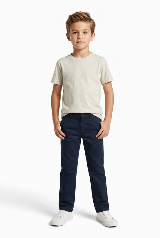 Comfortable & Durable Premium Cotton Pants 3-12 years