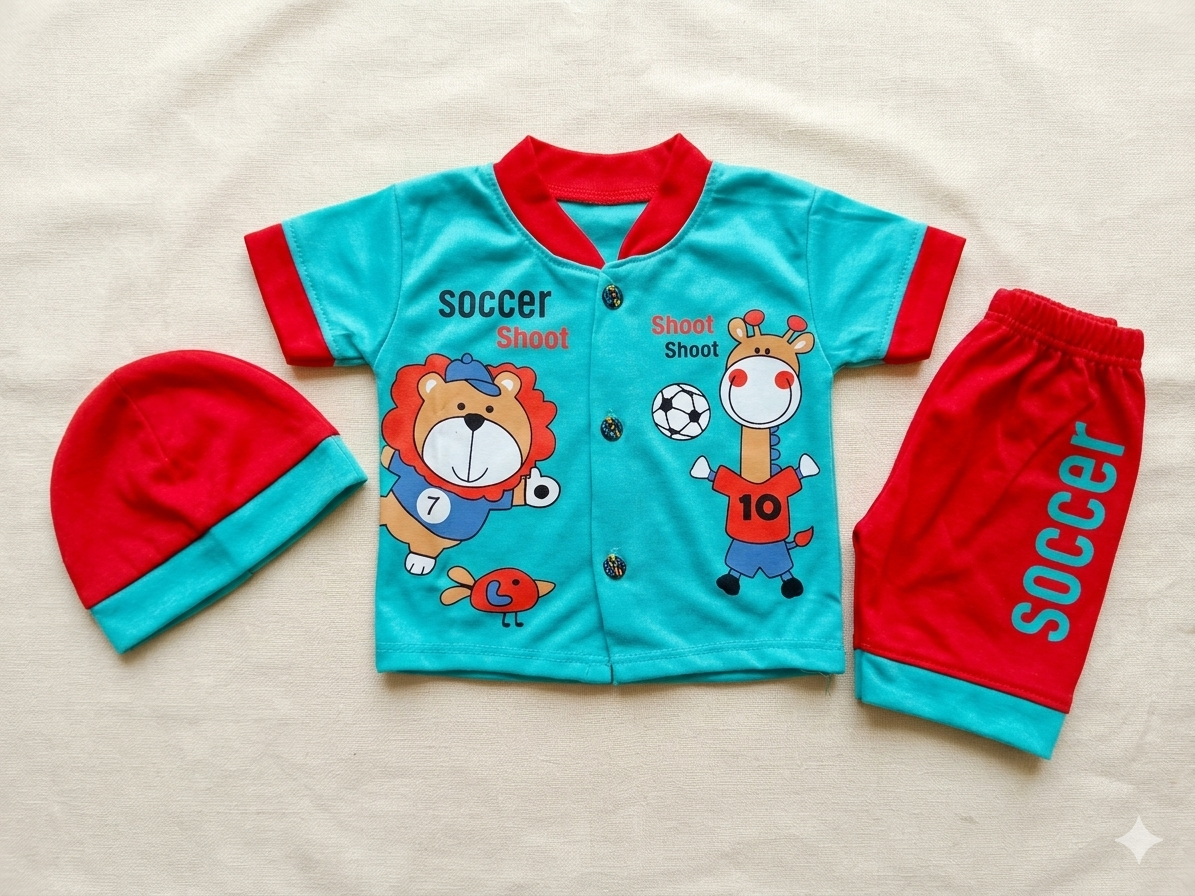 Baby 3 Pcs Set For 1-1.5 year