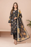 Maria.B Butterfly - Printed Lawn 3-Piece Unstitched Suit with Full Sequence Chickenkari Embroidery