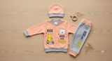 Adorable Newborn Soft Knit 3-Piece Outfit (N#07)