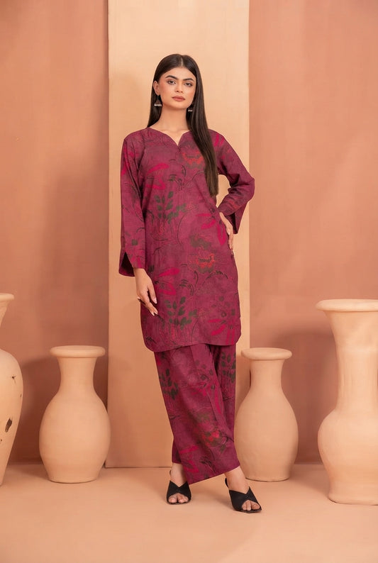 Muse 2pcs Stitched Printed Staple [D-4637]