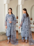 Unstitched 3-Piece Digital Print Lawn Suit B-35