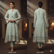 BINT-E-SAEED Luxe: Mint Dream Embroidered Frock