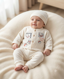 Adorable Newborn Soft Knit 3-Piece Outfit (N#03)