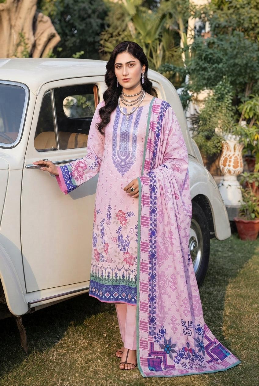 Aks-E-Noor By Fiza Noor - Digital Printed Viscose # 04