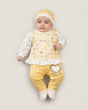 Adorable Newborn Soft Knit 3-Piece Outfit (N#10)