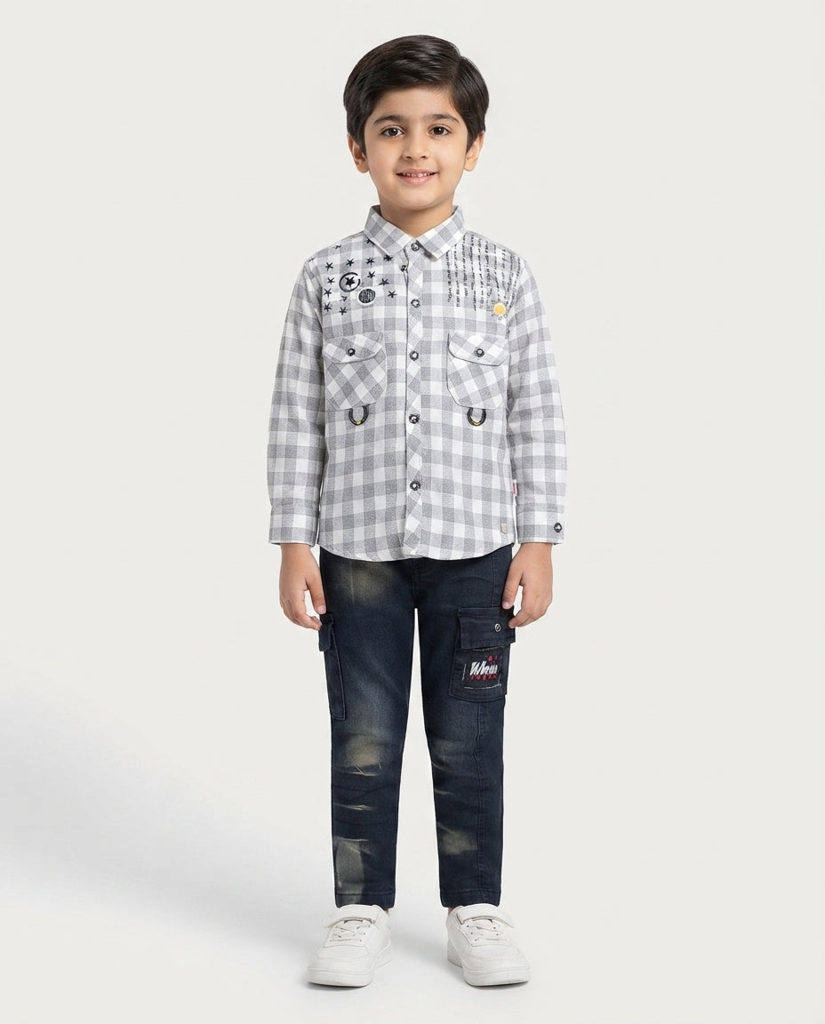 Boys Winter Outfit | W-41 (size 20 to 22)