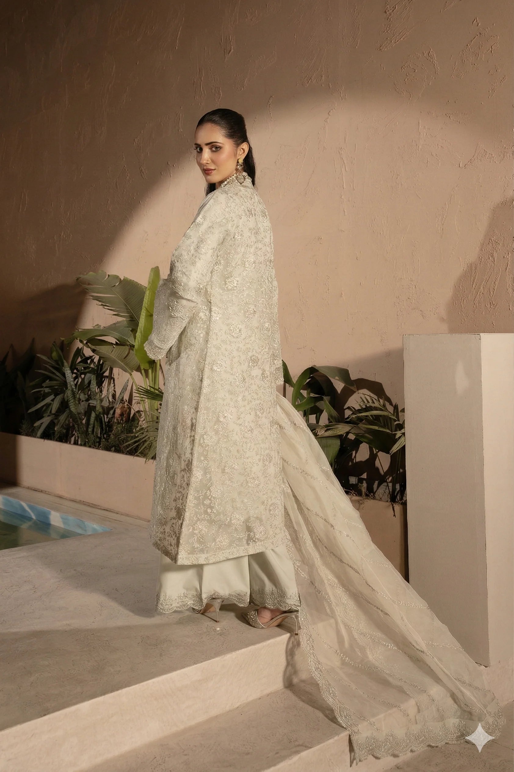 Manahils Festive/party wear collection | OFF WHITE