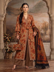 Zoya 3 Piece Printed Marina With Printed Pure China Wool Shawl MA-6