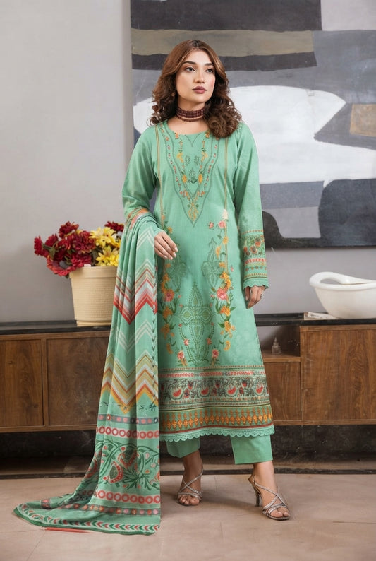 Aks-E-Noor By Fiza Noor - Digital Printed Viscose # 15
