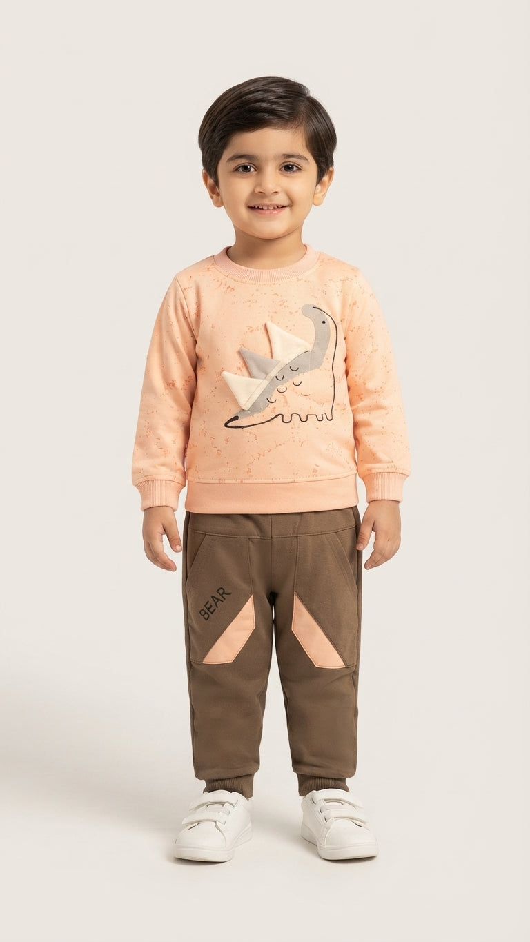 Boys Winter Outfit | W-78 (size 4 month to 1 year)